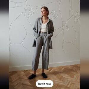 linenfox barrel trousers frankie